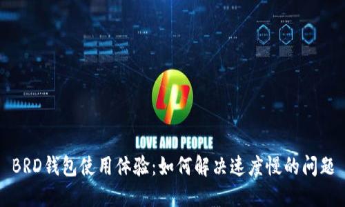 BRD钱包使用体验：如何解决速度慢的问题